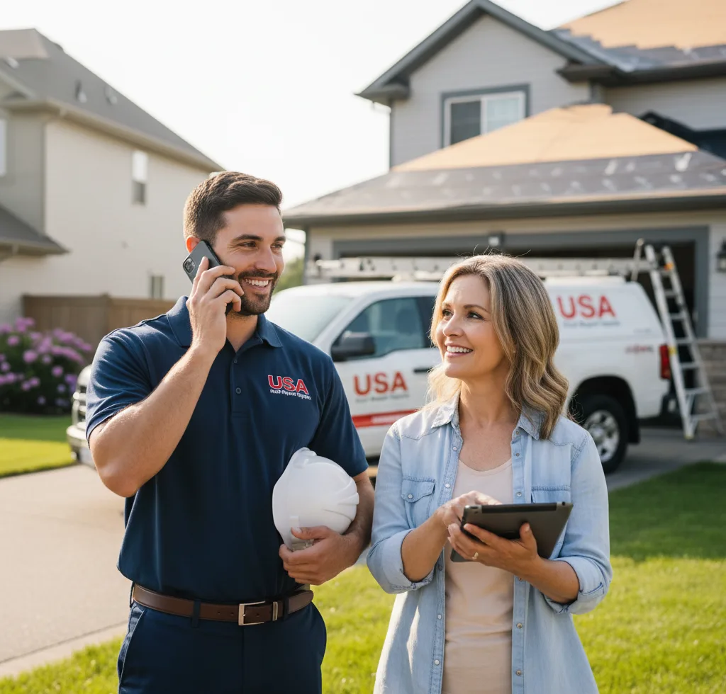 USA Roof Repair Experts customer support in Baileys Harbor